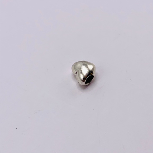 EUC Pandora 790137 Sterling Silver Large Smooth Heart Charm - Picture 4 of 7